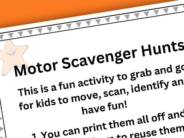 Motor Scavenger Hunts