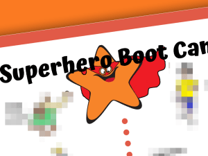 Superhero Boot Camp Cards