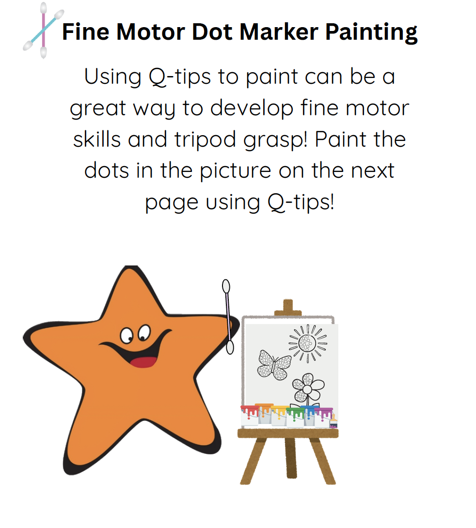 Fine Motor Dot Painting